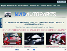 Tablet Screenshot of madautoparts.com
